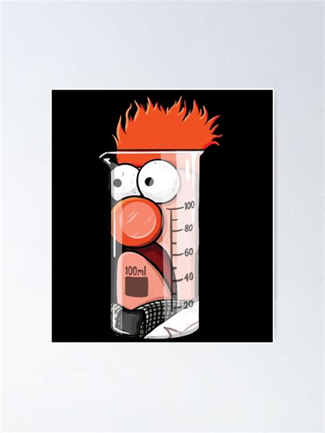 Beaker Muppets Science Poster For Sale By Robertlutze Redbubble