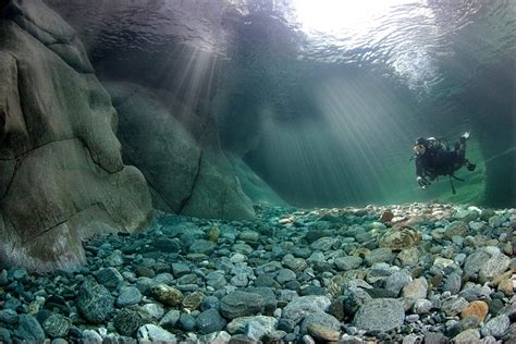 Crystal Clear Water Of The Verzasca River Crystal Clear Water Clear Water Earth Pictures