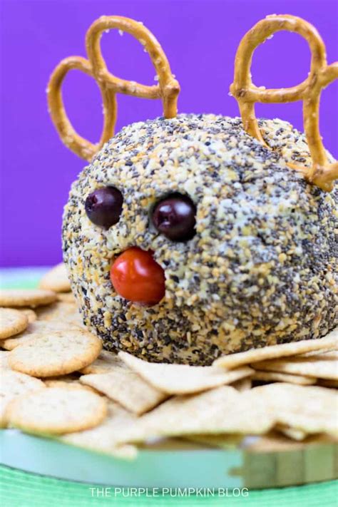 Everything But The Bagel Ranch Reindeer Cheese Ball Appetizer Recipe