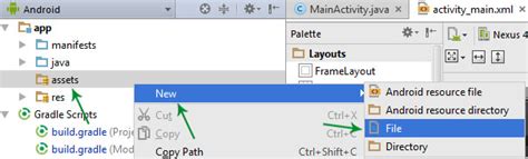 How To Addcreate Local Html File In Android Studio Abhi Android