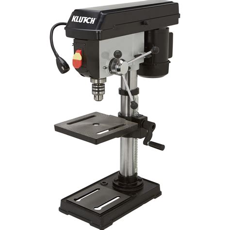 Klutch Benchtop Drill Press — 5 Speed 10in 12 Hp 120v