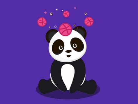 Dazzled Panda By Radostina Georgieva On Dribbble