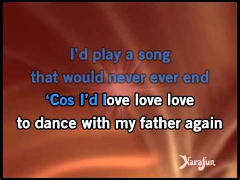 The song was written by luther vandross and richard marx and released in 2003 on vandross's album of the same name. Dance with my Father Karaoke Remix - YouTube