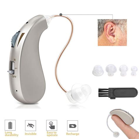 Hearing Aids For Ear Mini Invisible Rechargeable Hearing Amplifier To