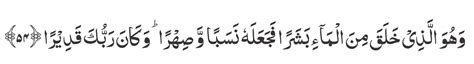 Surah Furqan Ayat 54 Wazifa For Marriage In Urdu Naade Ali Urdu Wazaif