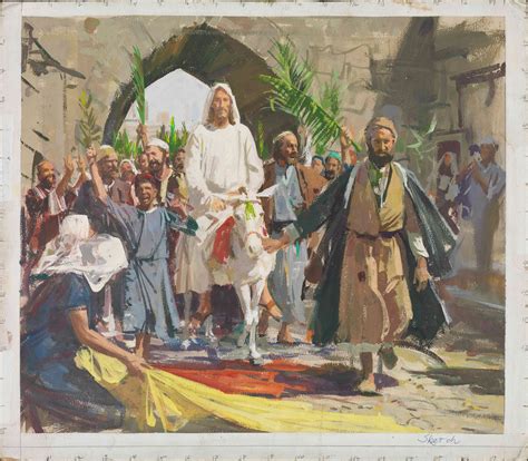 Jesus Triumphal Entry Painting At Explore