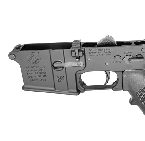 Colt M4a1 Complete Lower Receiver Us Govt Property Uid Label Now