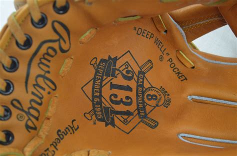 Lot Detail Cal Ripken Jr Autographed Commemorative Rawlings 2131 Glove