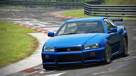Assetto Corsa Nissan Skyline Gtr R At Nurburgring Youtube