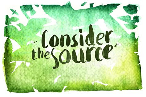 Consider The Source Series Graphic Concept On Behance