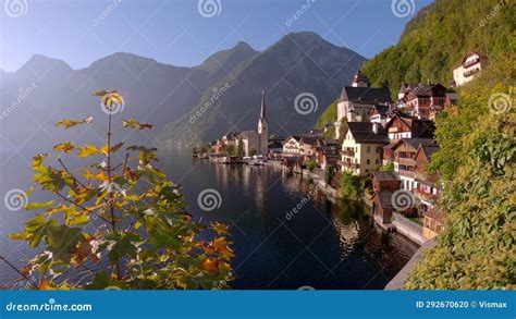 Hallstatt Village Salzkammergut Region Austria 4k Uhd Stock Footage