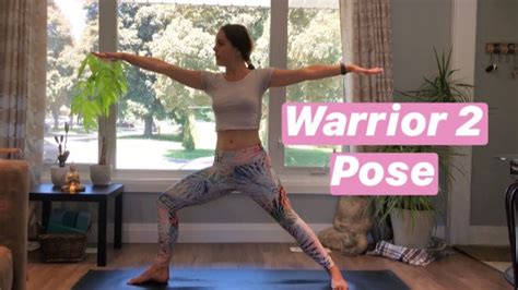 How To Do Warrior 2 Yoga Tutorials For Beginners Youtube