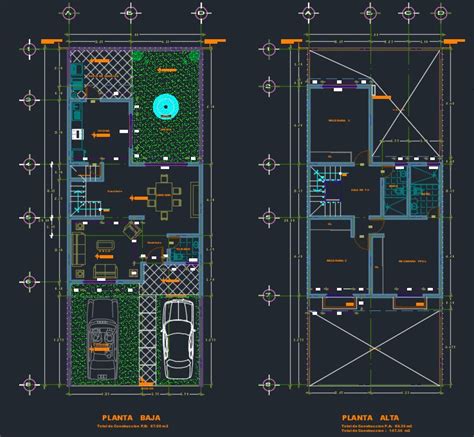 Planos De Casa De Pisos Y Dormitorios Bajar CAD DWG