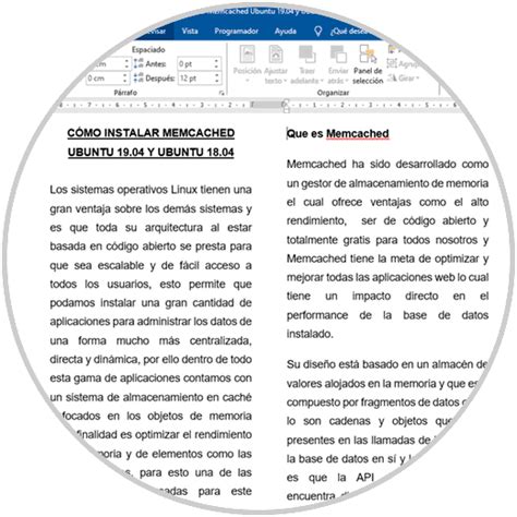 Cómo Escribir Una Doble O Tres Columnas En Word 2019 Y Word 2016