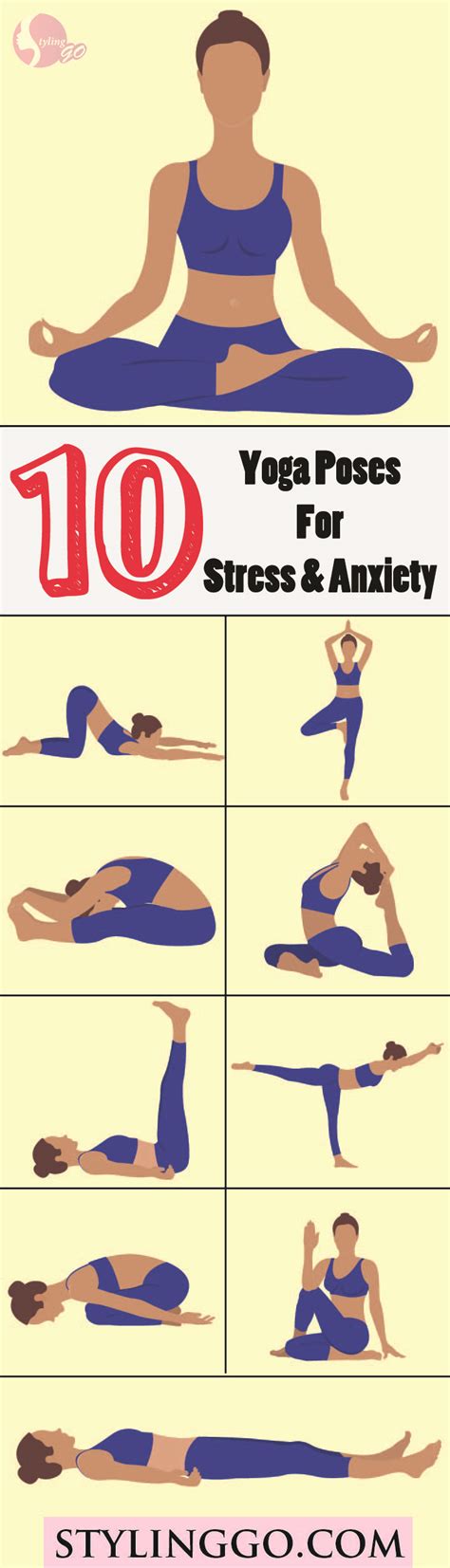 Top 10 Yoga Poses For Stress And Anxiety