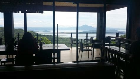 Starbucks Overlooking Taal Lake In The Philippines Philippines Lake