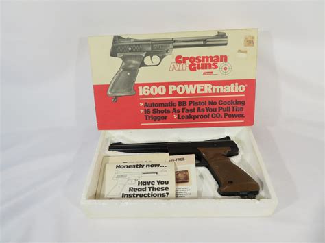 Crosman 1600 Powermatic C02 Bb Gun In The Original Box Baker Airguns