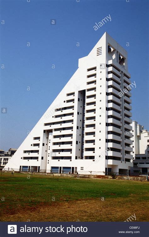 Triangle Shape Building Mumbai Maharashtra India Stock