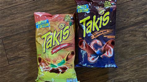Takis Coloring Changing Limited Edition Volcano Queso And Scorpion Bbq