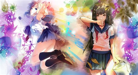 Anime Colorful Drawings Wallpaper Colourful Anime Wallpapers