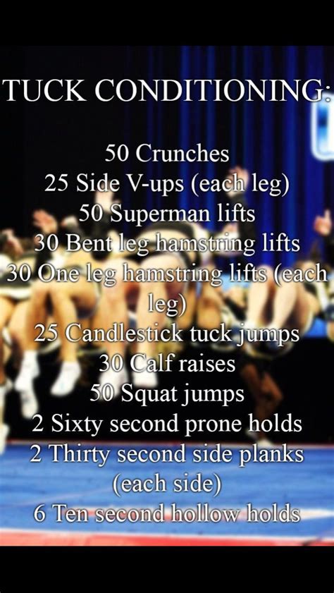 Tuck Drill Cheer Workouts Cheer Athletics Abs Cheerleading Workouts