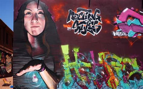 Meeting Of Styles 2015 Perpignan France Street Art Graffiti Neon Signs