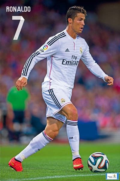 Cristiano Ronaldo Póster Fútbol Madrid Posters Ronaldo Pared Cr7