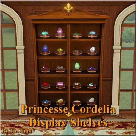 Mod The Sims Princess Cordelia Display Shelves Display Shelves