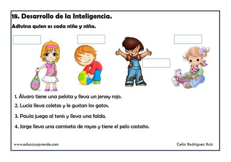 Fichas Para El Desarrollo De La Inteligencia En Primaria My Xxx Hot Girl