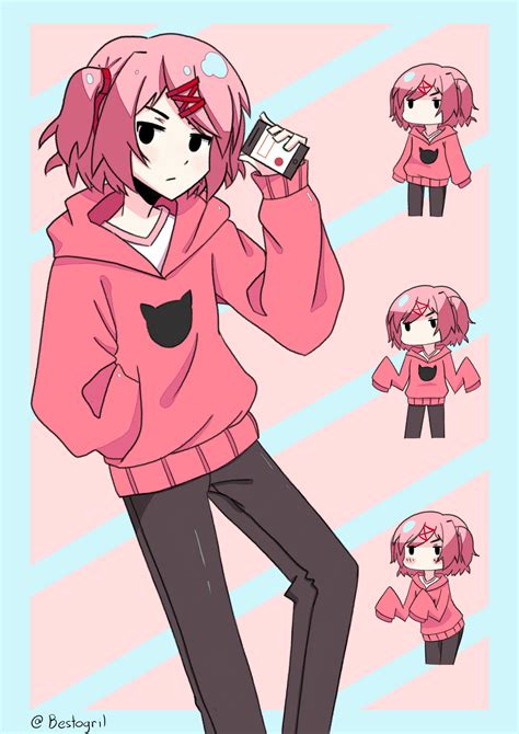 Images Of Oversized Sweater Hoodie Cute Anime Girl Drawings