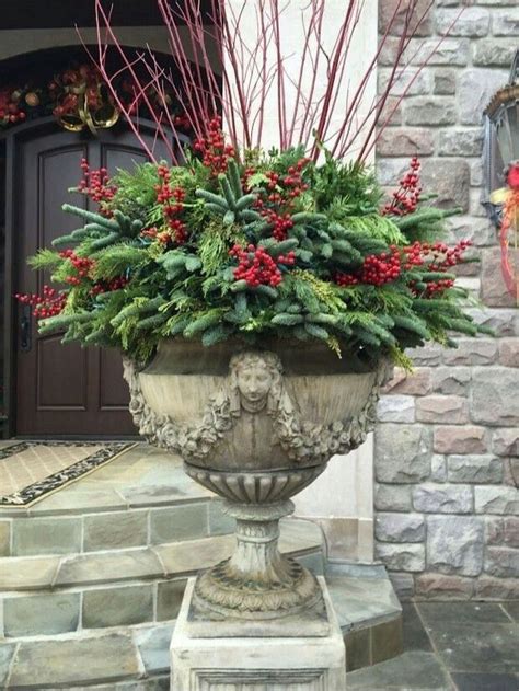 Winter Porch Planter Ideas That Make Your Porch Look Awesome Winter