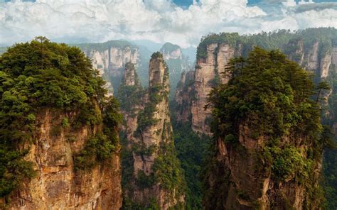 Wallpaper Forest China Rock Nature Photography Cliff National