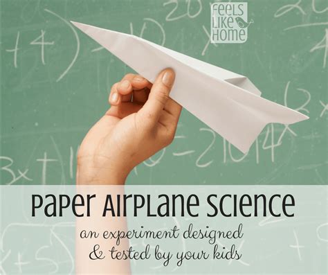 Paper Airplane Science An Experiment Designed And Tested By Your Kids