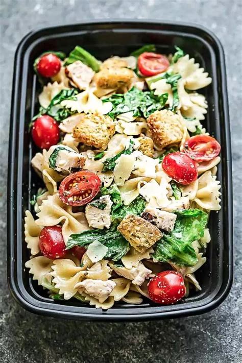 And yes, you can freeze cooked pasta in its sauce and everything. Chicken Caesar Pasta Salad - the best for summer parties ...