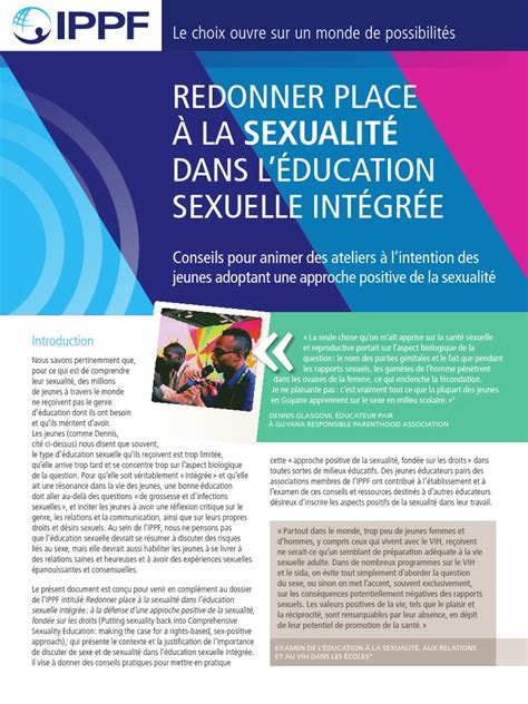 Putting Sexuality Back Into Cse French Pdf Sexe Études Des Genres