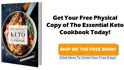 The Essential Keto Cookbook I Free Physical Print Version Youtube