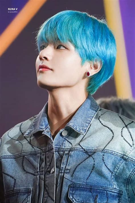 Blue hair from the story (⚘) icons; Taehyung/ V(blue haired)💖 - twinklestar11 Photo (42021021 ...