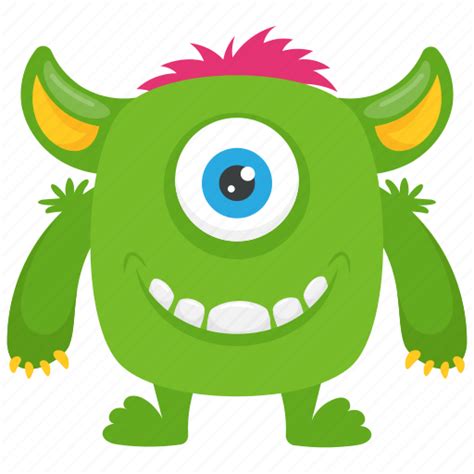 Halloween character monster cartoon, haunted monster, overachiever monster, zombie monster icon