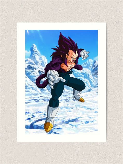 Vegeta Ultra Ego Ssj4 Prediction Art Print For Sale By Drwolfstark