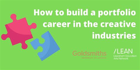 You should understand where you fit in the best. LEAN - How to build a portfolio career in the creative industries | Lewisham Local