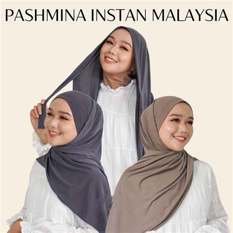 Pashmina Malay Instant Ceruty Babydoll Premium Shopee Philippines