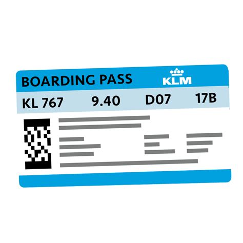 Klm Boarding Pass