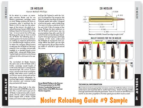 Nosler Reloading Guide 9 Has Data For 101 Cartridge Types Concealed Az