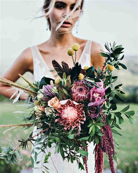 Protea Wedding Bouquets Ivy Road Photography Wedding Flower Guide