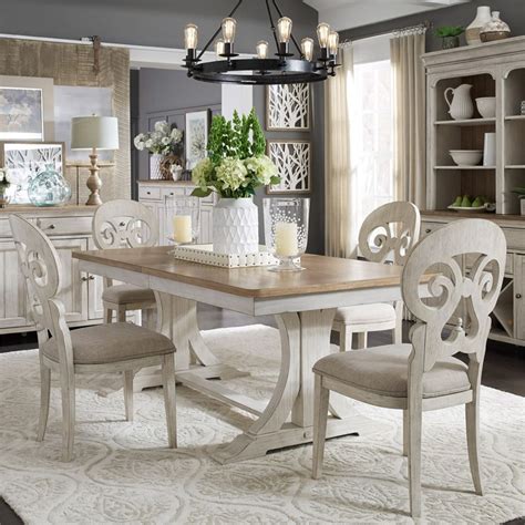 Liberty 652 Dr 7trs Farmhouse Reimagined Dining Room Set