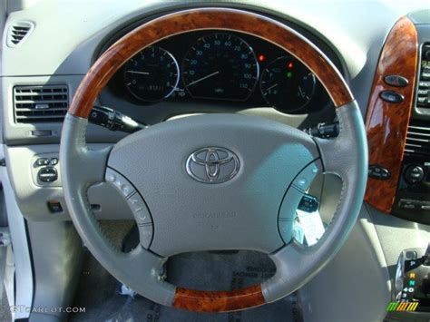 2007 Toyota Sienna Xle Stone Steering Wheel Photo 77934907