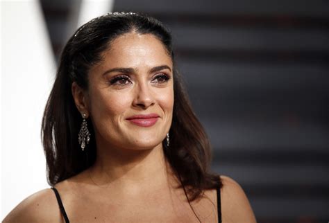 Stunning Salma Hayek Flaunts Curves In Sexy Bare Backed Gown Most Beautiful Woman In The World