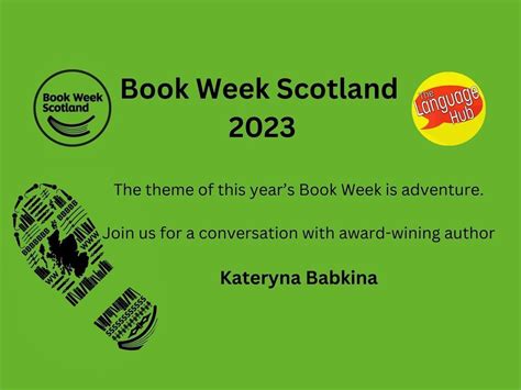 New Adventures Author Event At Book Week Scotland At The Language