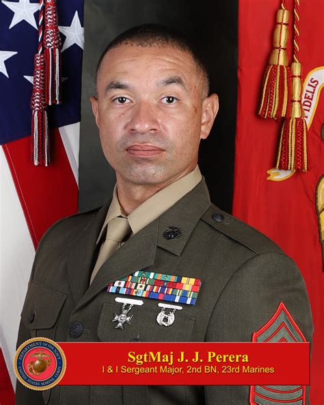 Inspector Instructor Sergeant Major 2nd Battalion 23rd Marine Regiment Marine Corps Forces