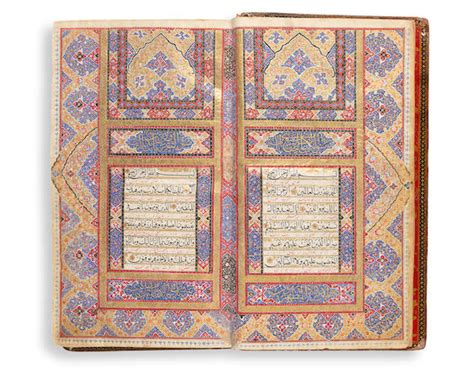 bonhams an illuminated qur an qajar persia 19th century